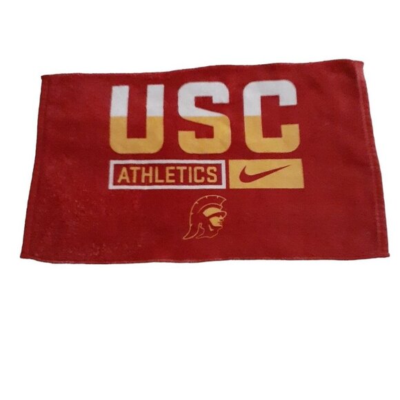 USC Athletics Nike Swish Rally Towel 18" x 11" Cardinal and Gold - Picture 1 of 5